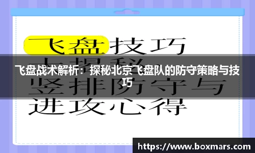 飞盘战术解析：探秘北京飞盘队的防守策略与技巧